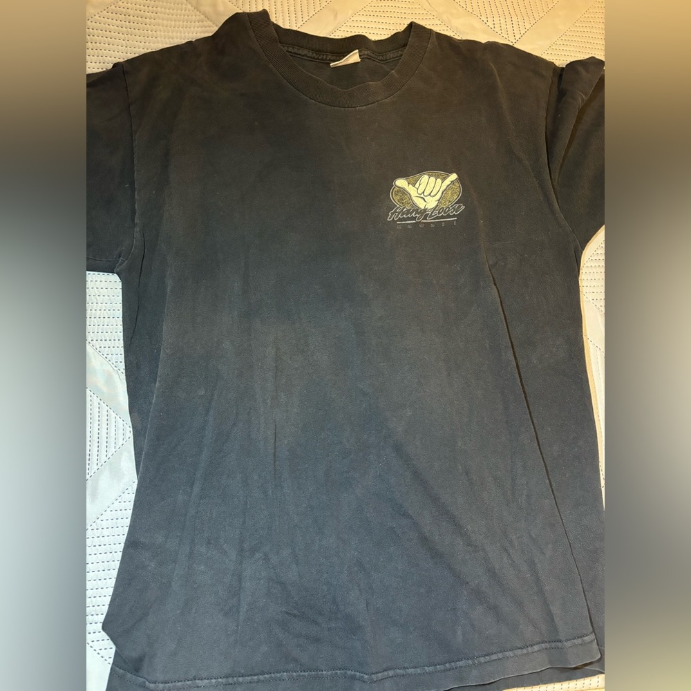Vintage Hang Loose Hawaii Shirt Men's Large Distressed Flaws